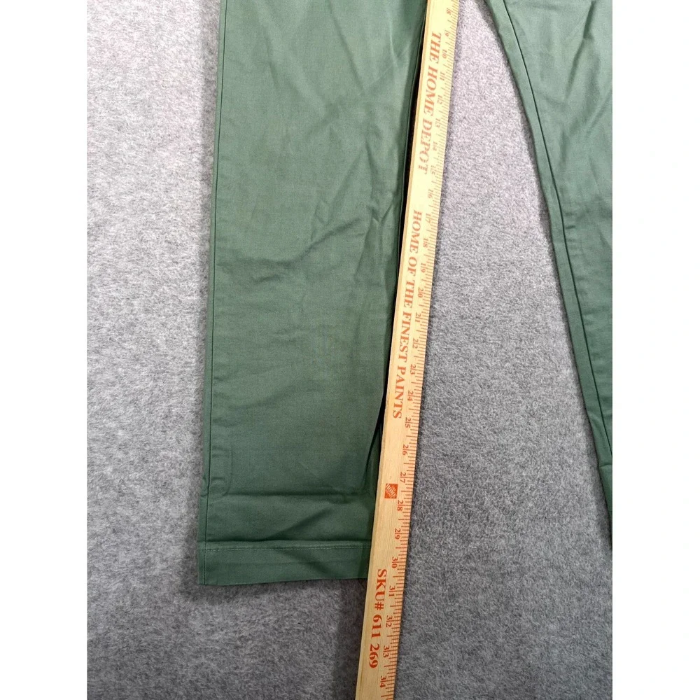Banana Republic Chino Pants Mens 32x32 Mint‎ Green Fultone Skinny Leg Flat Front